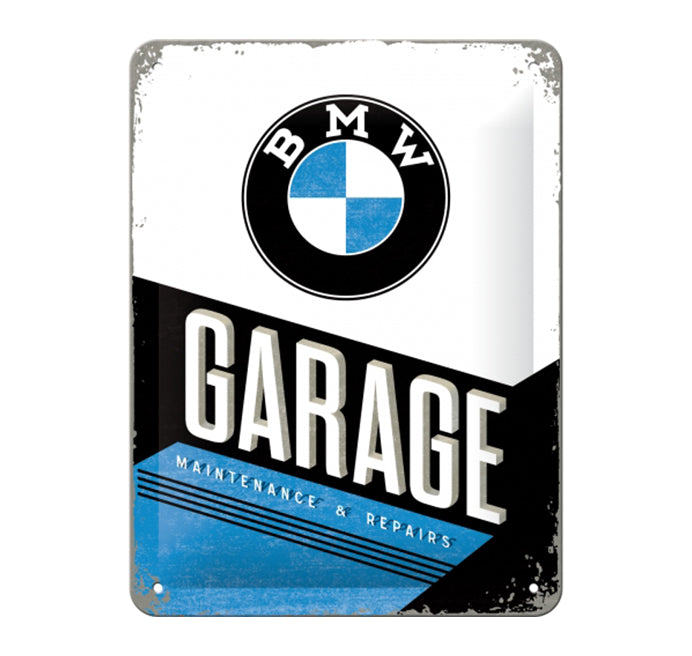 Cartello Vintage BMW Garage 15x20cm