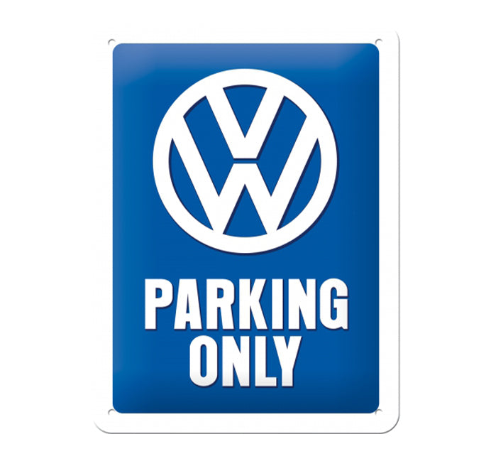 Cartello Vintage Volkswagen Parking 15x20cm
