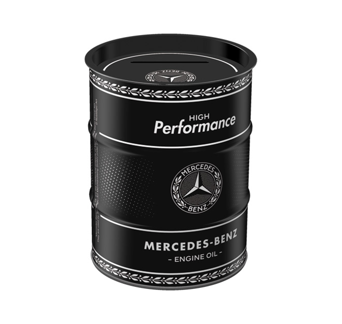 Salvadanaio Barile Olio Mercedes Benz Engine Oil