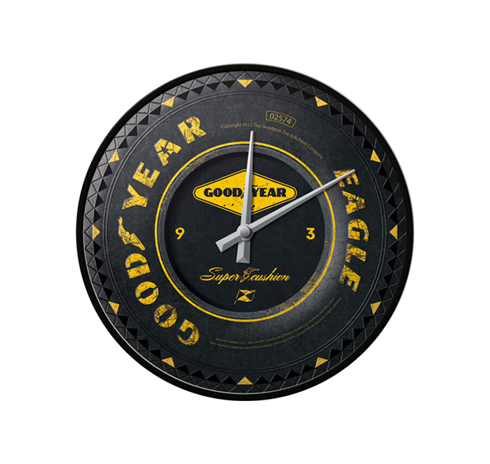 Goodyear Wall Clock - Wheel - Diameter 31 cm