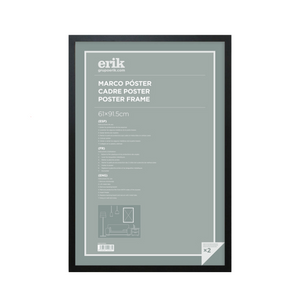 Cornice Poster 61x91.5cm MDF Nero