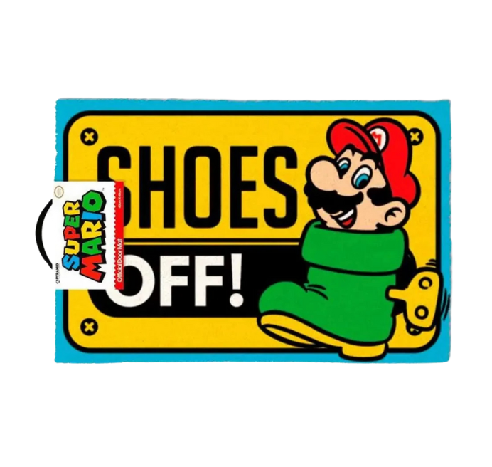 Zerbino Super Mario Shoes Off Originale Fibre di cocco
